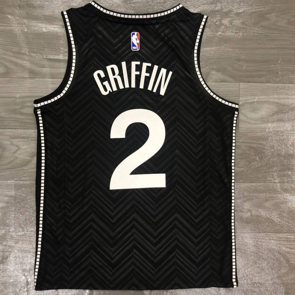 Men's Brooklyn Nets Blake Griffin Black 2020/21 Swingman Player Jersey – Earned Edition-Pro Kit Vault | Brand New 26/27 Sports Jerseys
